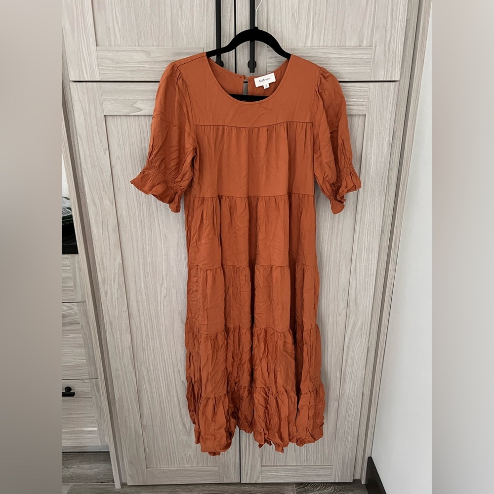 Bohme tiered maxi dress